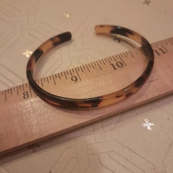 Tortoise bangle cuff bracelet bohemian boho hippy hippie - Picture 2 of 2